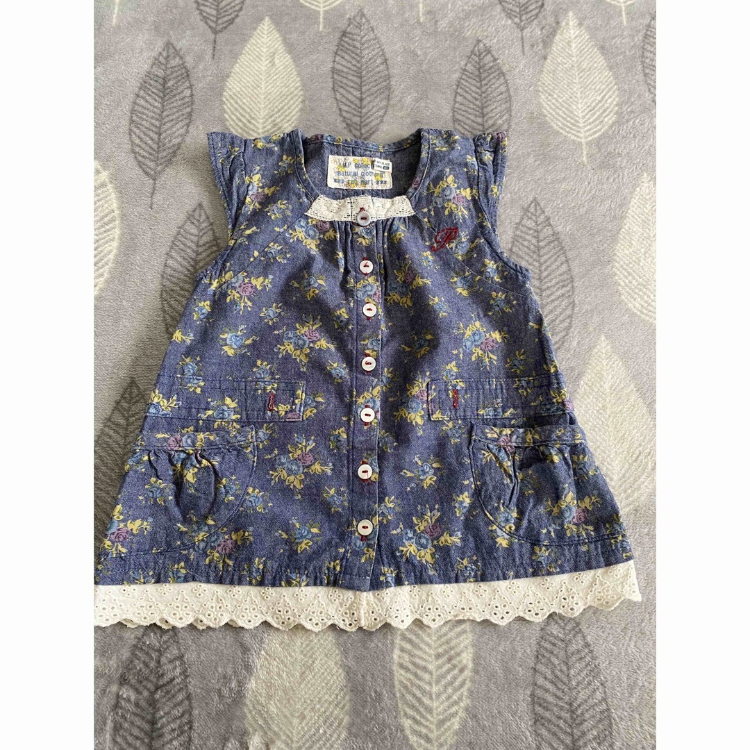 RAG MART(ラグマート)のラグマート　キッズワンピース　チュニック キッズ/ベビー/マタニティのベビー服(~85cm)(ワンピース)の商品写真