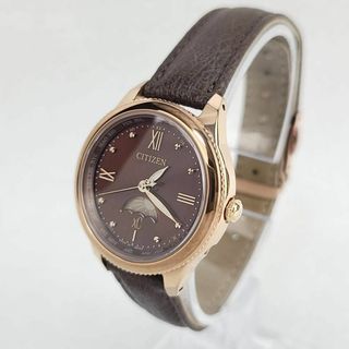 極美品【稼働品】CITIZEN　シチズン　XC　J730　ブラウン　ソーラー