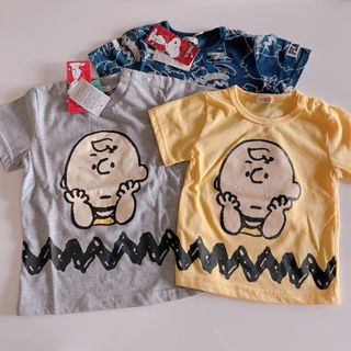 ピーナッツ(PEANUTS)の【新品】PEANUTS  スヌーピー  Ｔシャツ 80  95  3枚セット　(Ｔシャツ)