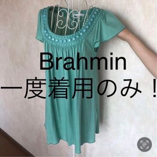 ブラーミン(BRAHMIN)の★Brahmin/ブラーミン★一度着用のみ★半袖カットソー38(M.9号)(カットソー(半袖/袖なし))