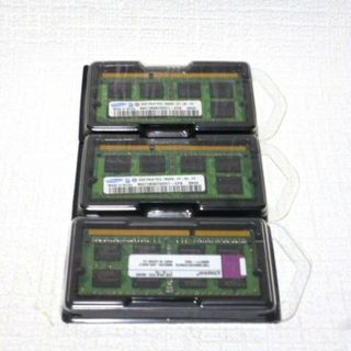 PCメモリ PC3-8500s（DDR3-1066）2GB×3個（USED）(PCパーツ)