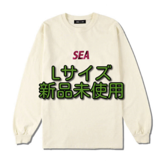 ウィンダンシー(WIND AND SEA)のWIND AND SEA L/S T-SHIRT アイボリー Lサイズ(Tシャツ/カットソー(七分/長袖))