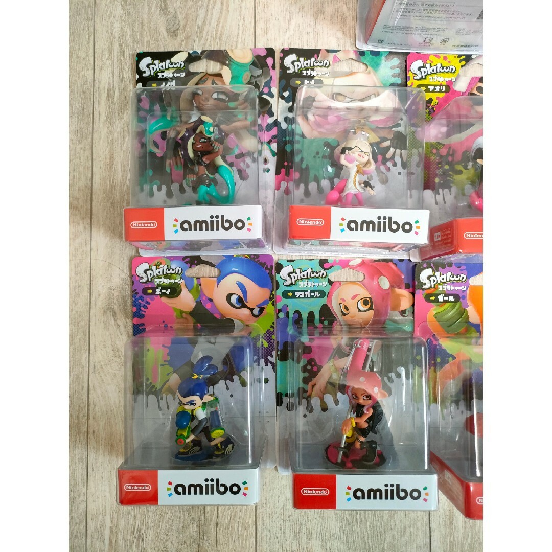 スプラトゥーン amiibo 9個セット 美品