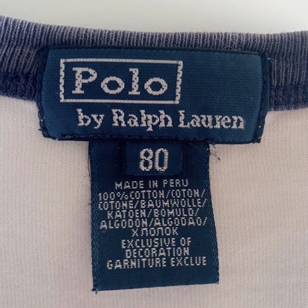 POLO RALPH LAUREN(ポロラルフローレン)の【RALPH LAUREN】　ビックポニー　Tシャツ　＆　ショートパンツ　80 キッズ/ベビー/マタニティのベビー服(~85cm)(Ｔシャツ)の商品写真