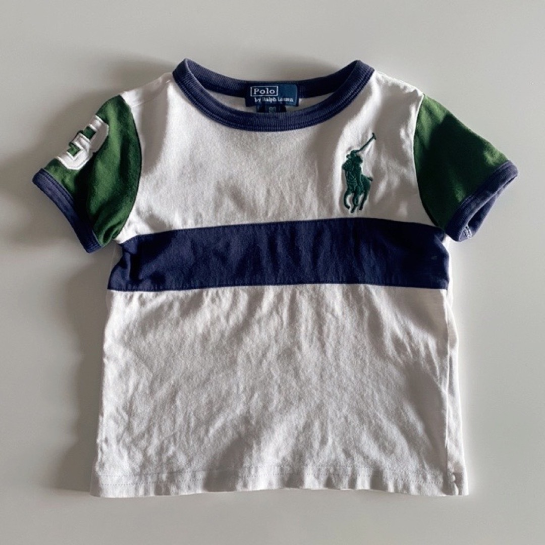 POLO RALPH LAUREN(ポロラルフローレン)の【RALPH LAUREN】　ビックポニー　Tシャツ　＆　ショートパンツ　80 キッズ/ベビー/マタニティのベビー服(~85cm)(Ｔシャツ)の商品写真