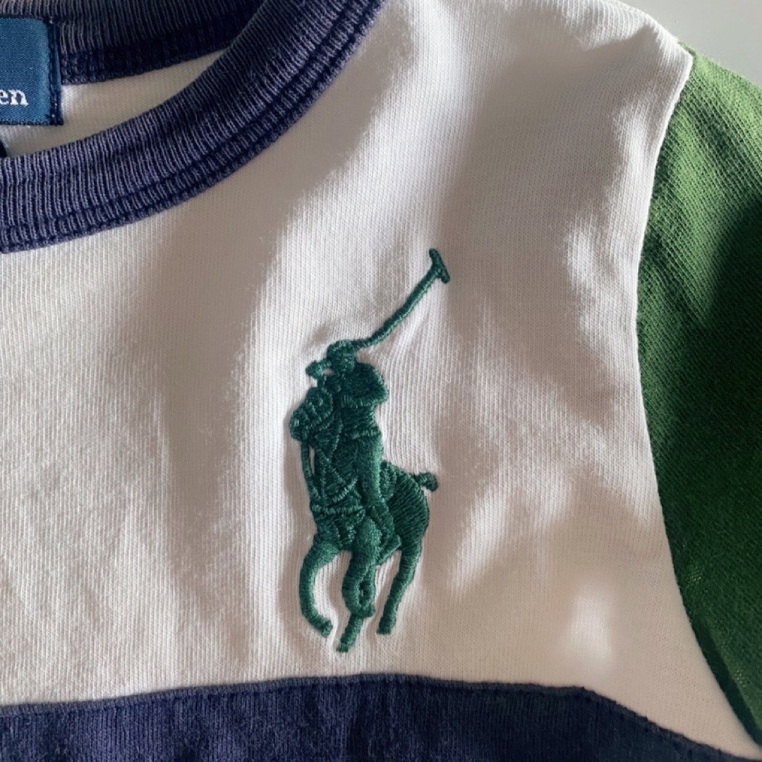 POLO RALPH LAUREN(ポロラルフローレン)の【RALPH LAUREN】　ビックポニー　Tシャツ　＆　ショートパンツ　80 キッズ/ベビー/マタニティのベビー服(~85cm)(Ｔシャツ)の商品写真