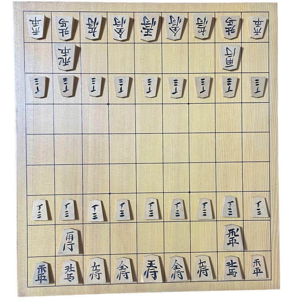 80/20クロス ☆【極厚 厚み17.3cm】天然木製将棋盤 将棋駒 ヘソ 駒付き