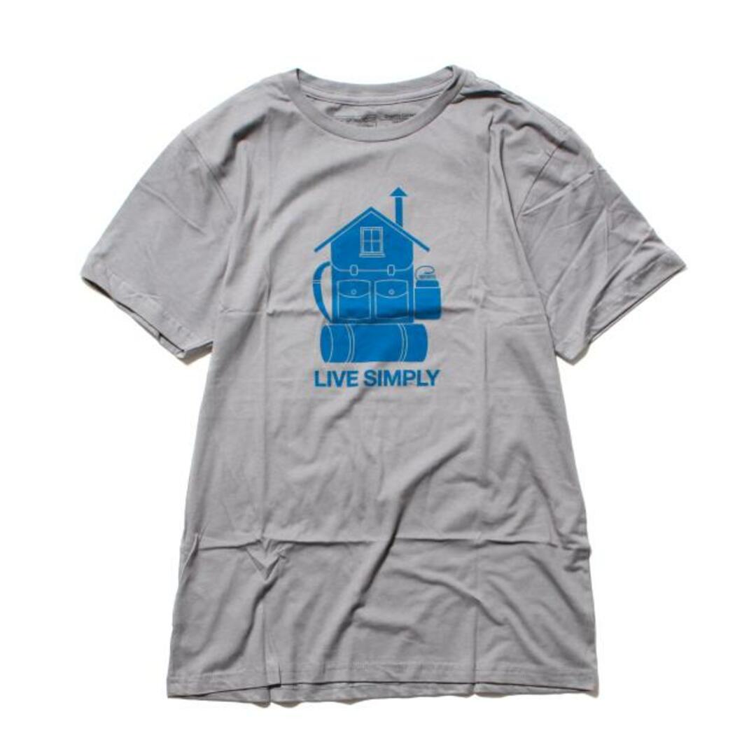 【新品未使用】 patagonia パタゴニア Tシャツ 半袖 リブ シンプリー ホーム オーガニック Tシャツ MENS LIVE SIMPLY  HOME ORGANIC T-SHIRT 38428 【Mサイズ/FEATHER GREY】 | フリマアプリ ラクマ