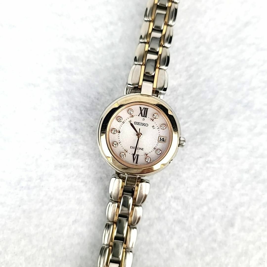 SEIKO - ☆美品稼働品 SEIKO エクセリーヌ ダイヤインデックス チタン