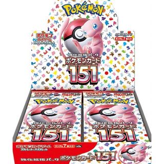 ポケモン(ポケモン)の【ポケモンカード】強化拡張パック　ポケモンカード151 box (Box/デッキ/パック)