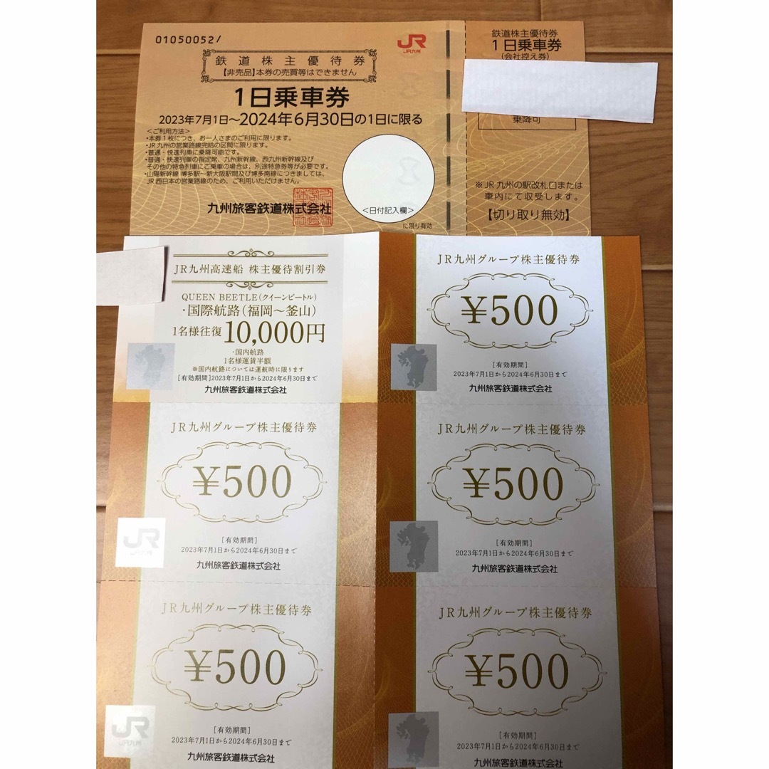 九州旅客鉄道の株主優待券セット チケットの優待券/割引券(その他)の商品写真