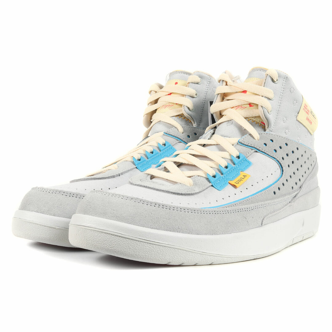 NIKE(ナイキ)のNIKE ナイキ サイズ:30.0cm UNION AIR JORDAN 2 RETRO SP GREY FOG (DN3802-001) 22SS ユニオン エアジョーダン2 レトロ グレーフォグ サイレンレッド US12 ハイカット スニーカー コラボ 【メンズ】 メンズの靴/シューズ(スニーカー)の商品写真