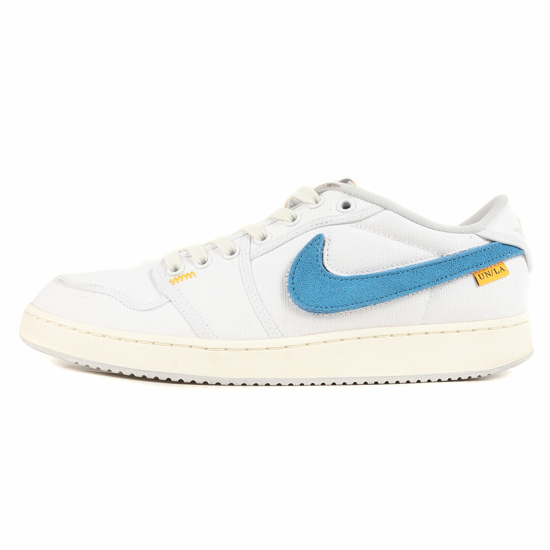 NIKE ナイキ サイズ:28.0cm UNION AJKO / AIR JORDAN 1 KO LOW SP WHITE CANVAS (DO8912-101) 23SS ユニオン エアジョーダン ロー キャンバス ホワイト ニュートラルグレー US10 ローカット スニーカー コラボ 【メンズ】