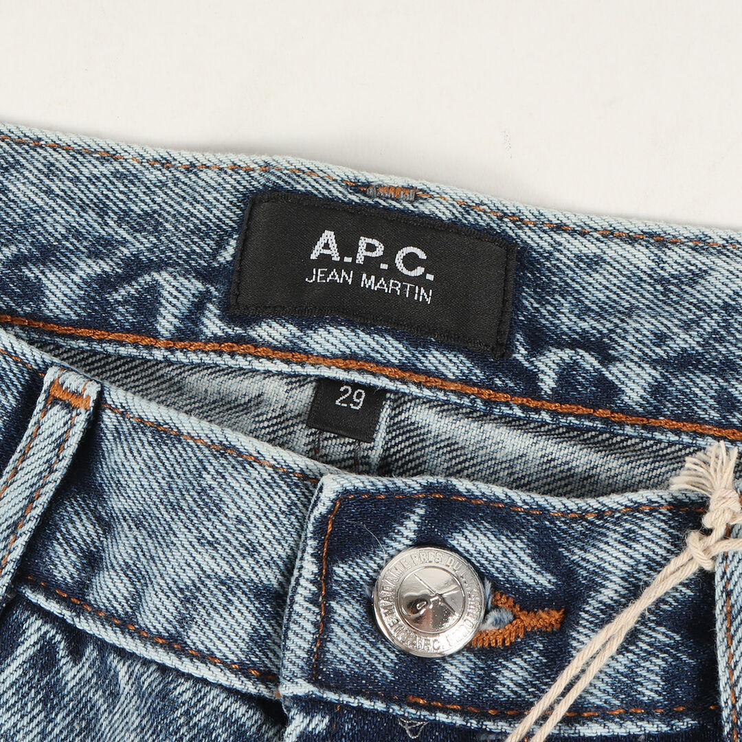 A.P.C. アーペーセー デニムパンツ サイズ:29 22AW ブリーチ加工