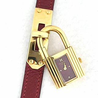 HERMES エルメス ケリーウォッチ ◽︎A刻 ゴールド ワインレッド