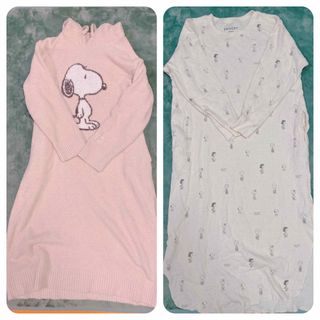 ジェラピケ スヌーピー ワンピース 2着セットの通販 by haru|ラクマ