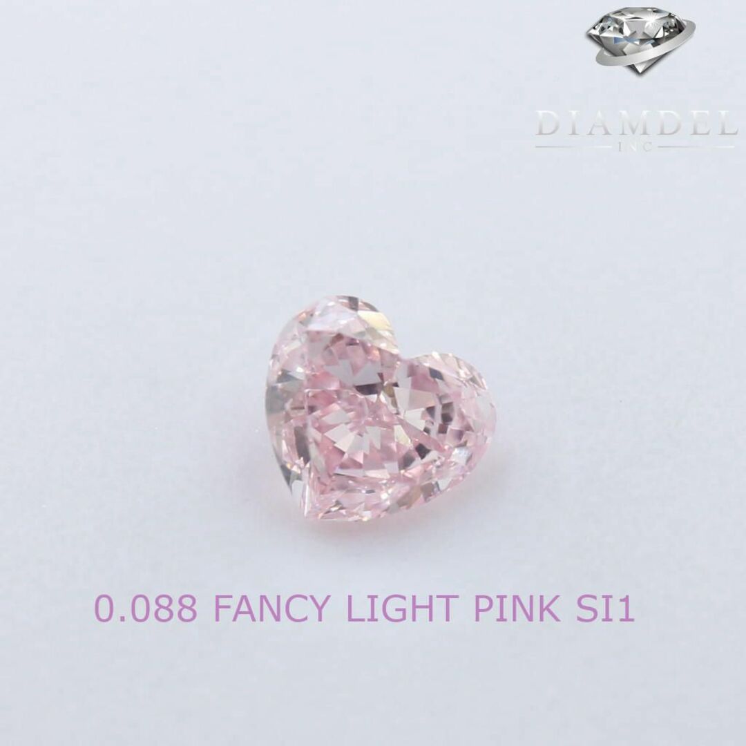 ピンクダイヤモンドルース/ F. LIGHT PINK/ 0.088 ct.