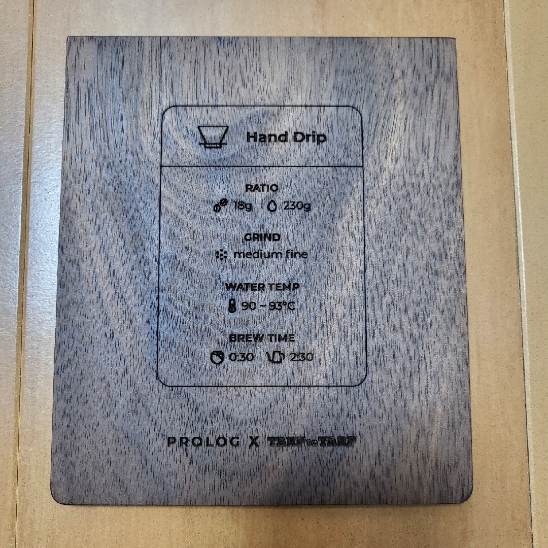 Wood Reminder / PROLOG x TARPtoTARPの通販 by xyz's shop｜ラクマ