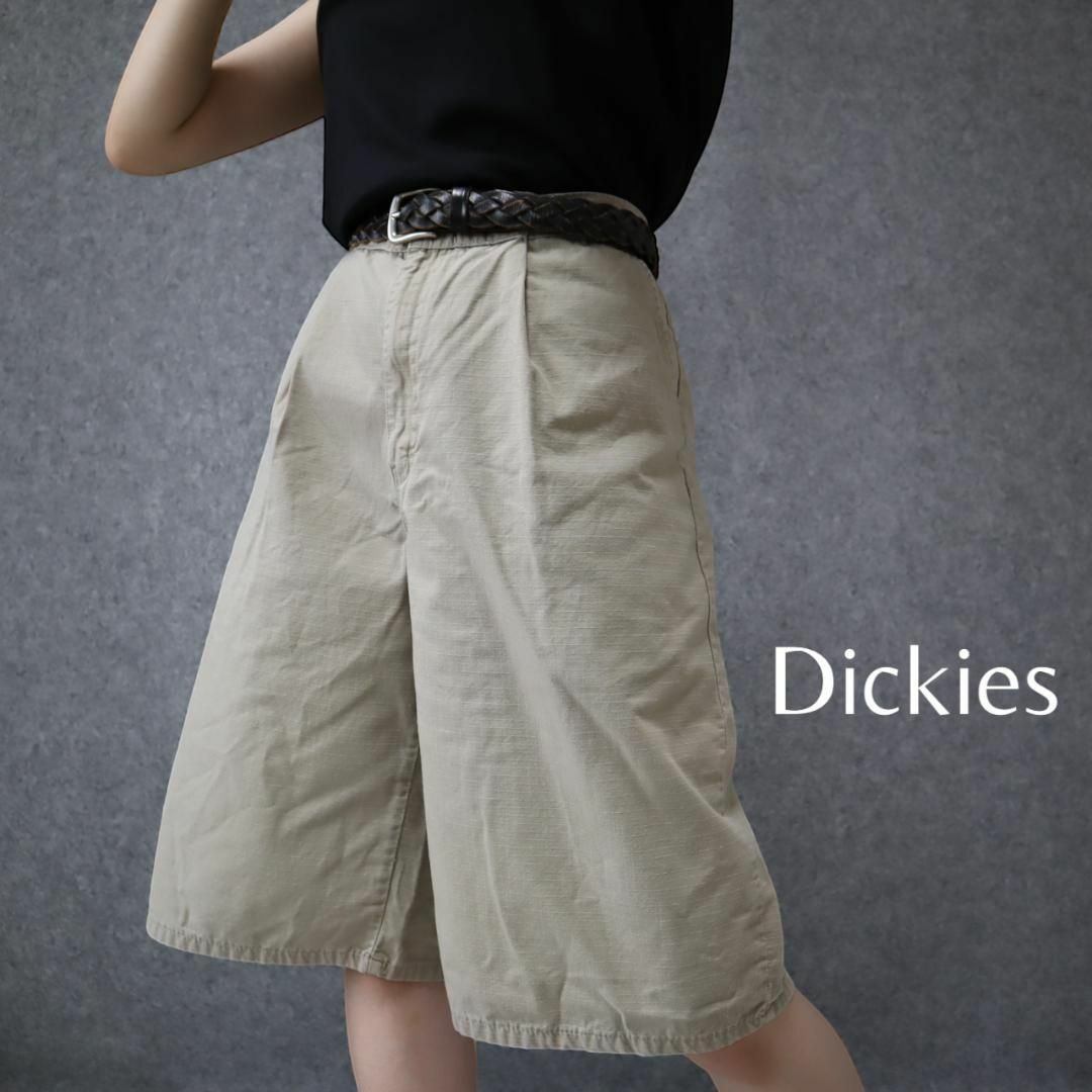 Dickies(ディッキーズ)の【ディッキーズ】リップストップ 1タック ワイド ワークショーツ ハーフパンツ メンズのパンツ(ショートパンツ)の商品写真