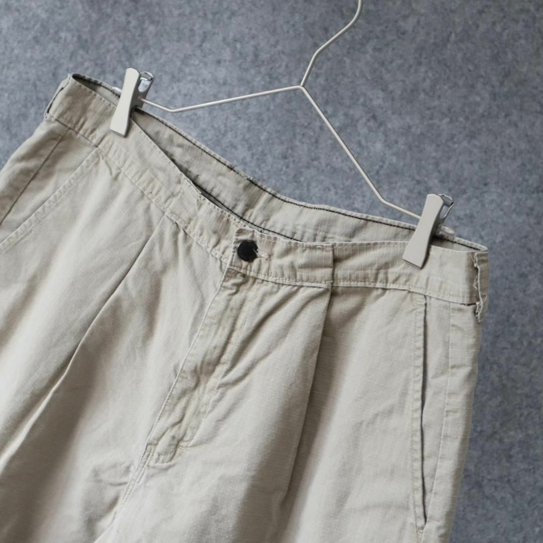 Dickies(ディッキーズ)の【ディッキーズ】リップストップ 1タック ワイド ワークショーツ ハーフパンツ メンズのパンツ(ショートパンツ)の商品写真