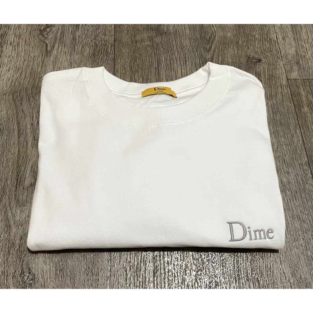 【希少品】Dime point logo white tee