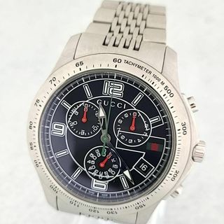 Gucci - ☆【美品稼働品】GUCCI Gタイムレス クロノグラフ デイト