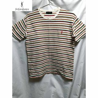 イヴサンローラン(Yves Saint Laurent)のYVES SAINT LAURENT ボーダーTシャツ(Tシャツ/カットソー(半袖/袖なし))