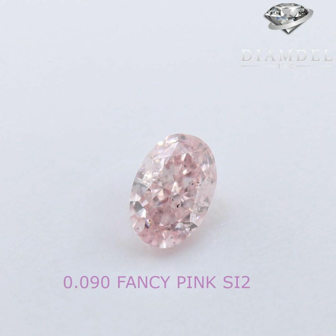 OVALクラリティピンクダイヤモンドルース/ FANCY PINK/ 0.090 ct.