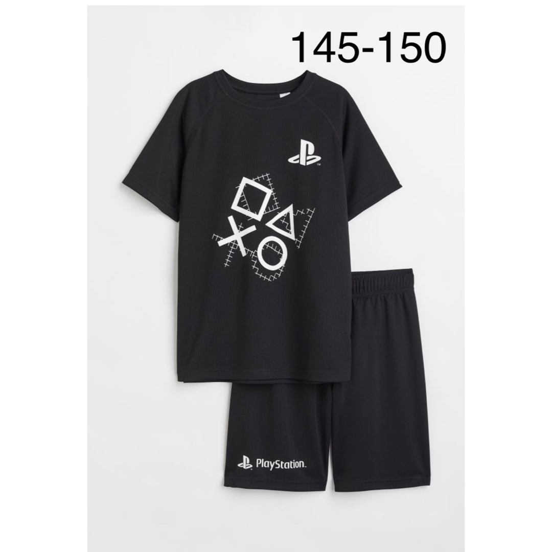 H&M(エイチアンドエム)の専用　新品　h&m  PlayStation プレステセットアップ　速乾　150 キッズ/ベビー/マタニティのキッズ服男の子用(90cm~)(Tシャツ/カットソー)の商品写真