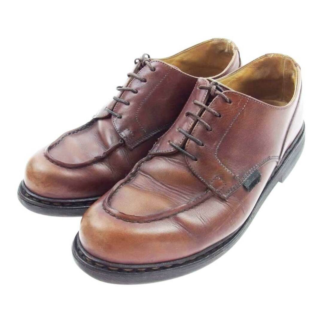 Paraboot パラブーツ 710708 CHAMBORD TEX シャンボード Uチップ レザーシューズ ブラウン系 7