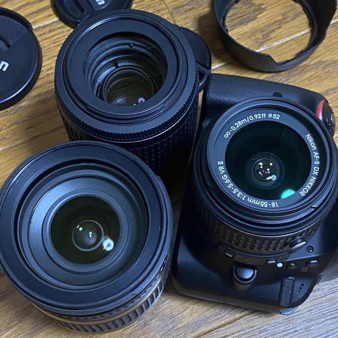 ニコン❤️送料込❤️Nikon D3300 ダブルズームキット BLACK