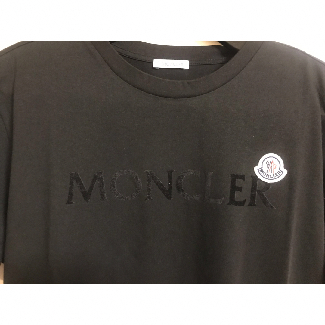 MONCLER ワッペンロゴ S/S TEE BLACK（XL） | www.fleettracktz.com