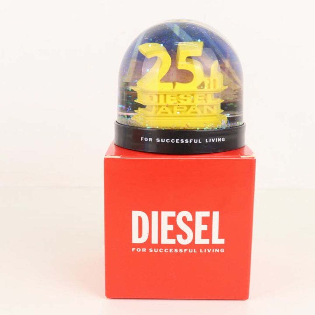 ディーゼル 25th スノードーム 25周年記念 非売品 ノベルティ ブランド 雑貨 インテリア メンズ DIESEL