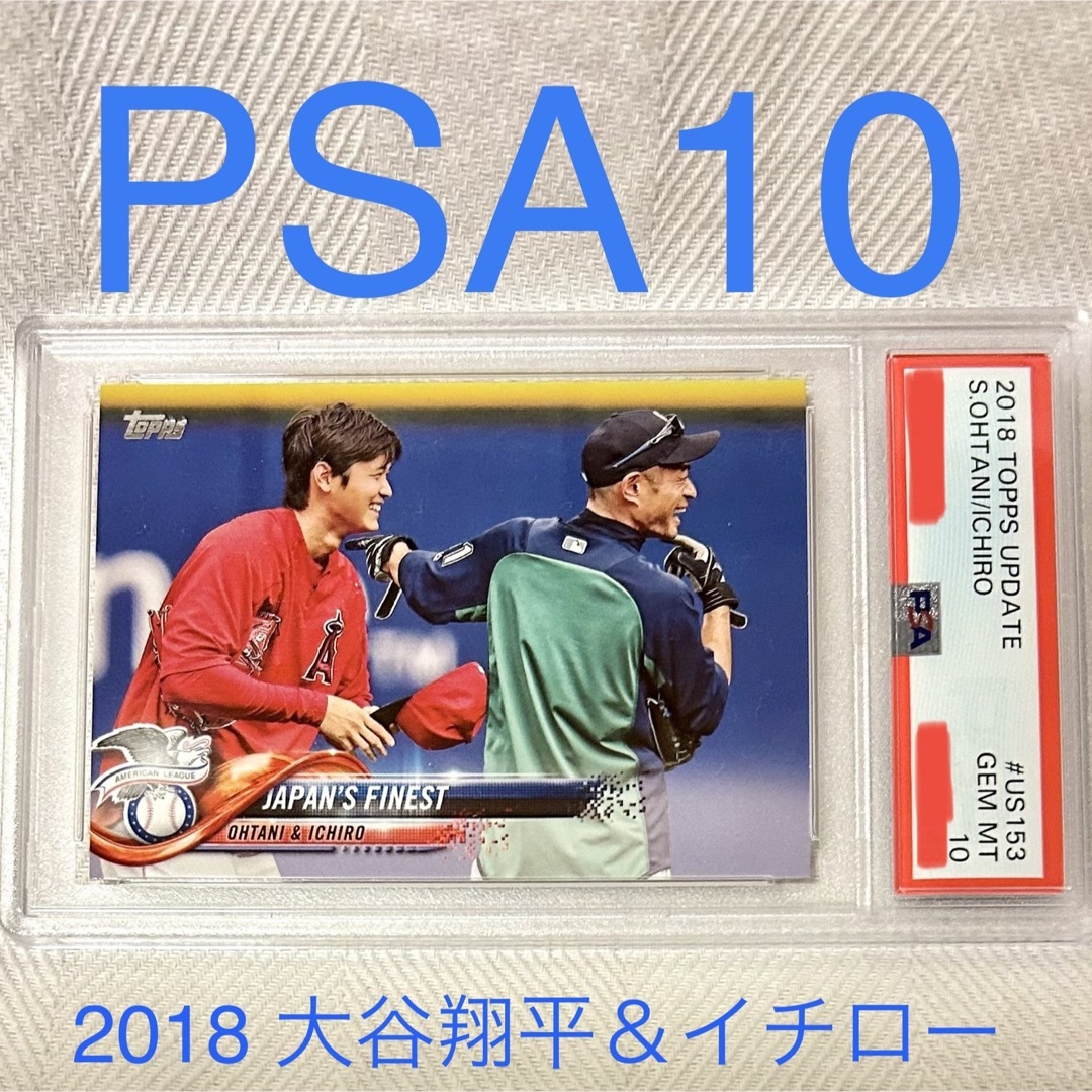 【PSA鑑定10】2018 大谷翔平＆イチロー Topps カード ルーキー