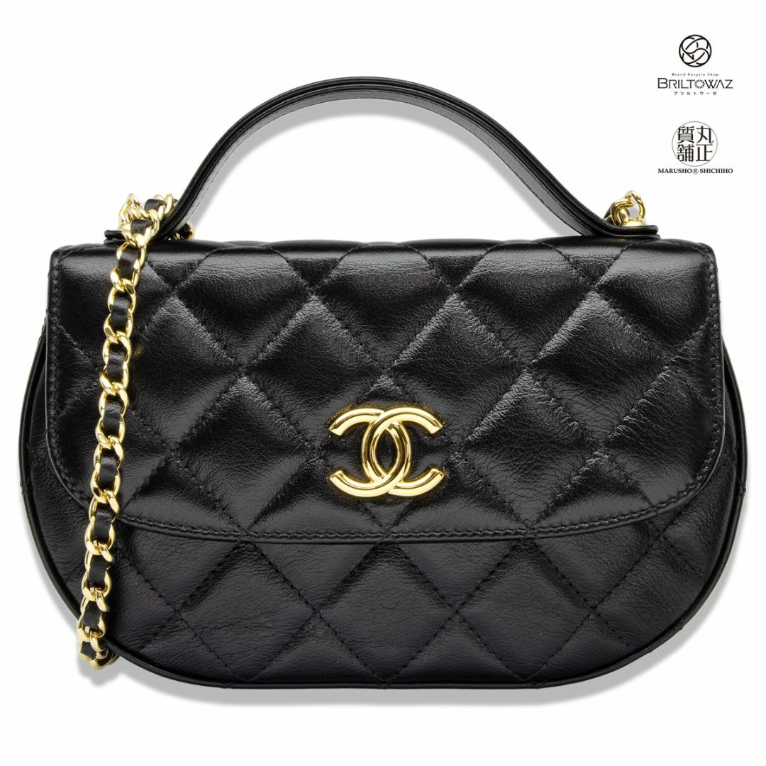 黒❤︎CHANEL ノベルティ ポーチ チェーン付き