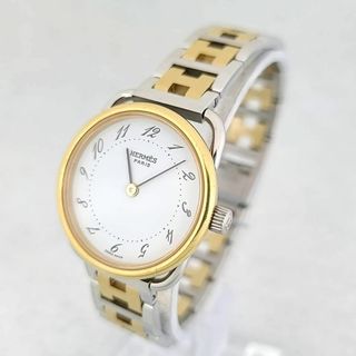 付属品有】極美品 HERMES エルメスラリー 純正ベルト レディース腕時計
