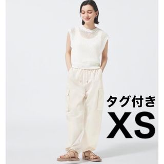 ジーユー(GU)の新品 未使用 タグ付き GU カーゴプルオンパンツ NATURAL XS(ワークパンツ/カーゴパンツ)