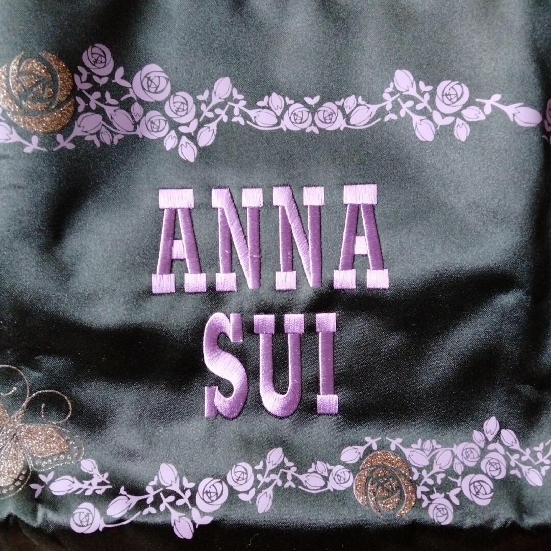 ANNA SUI(アナスイ)のANNA SUIアナスイBIGトートバッグ蝶チャーム付き巾着タイプ新品 レディースのバッグ(トートバッグ)の商品写真