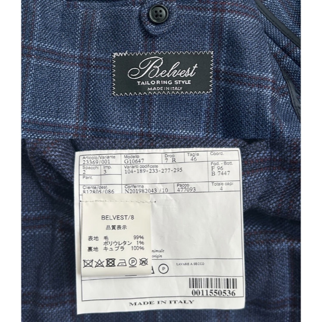 BELVEST ベルベスト 3Bジャケット JACKET IN THE BOX