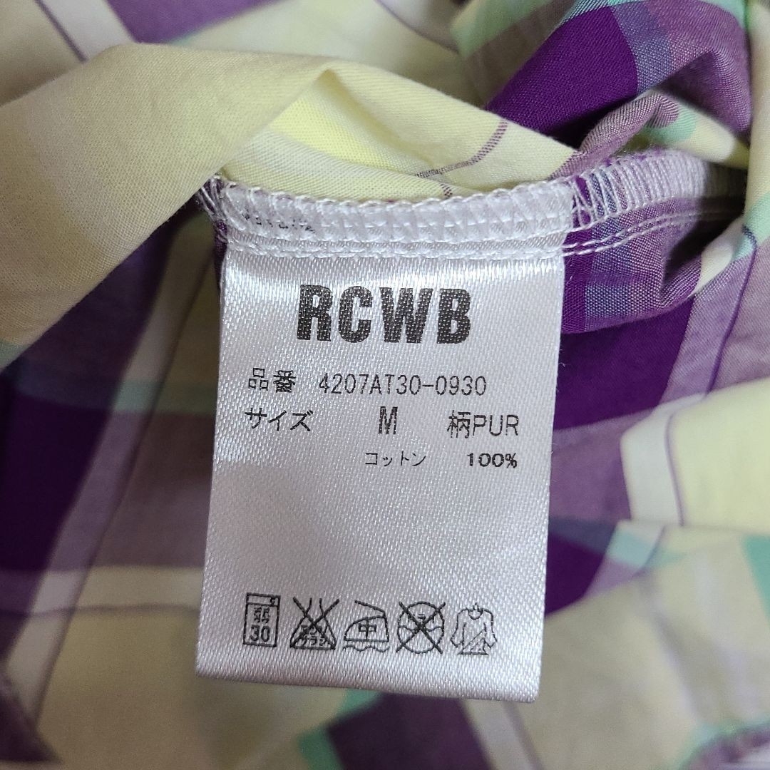 RODEO CROWNS WIDE BOWL(ロデオクラウンズワイドボウル)のRCWB ロデオクラウンズワイドボウル シャツ 半袖 レディースのトップス(シャツ/ブラウス(半袖/袖なし))の商品写真