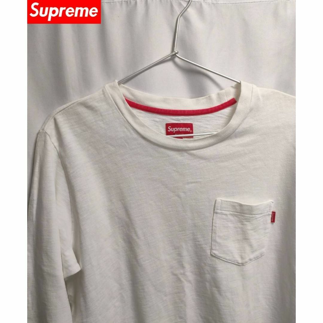 SUPREME ポケット長袖Tシャツ