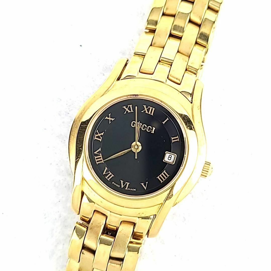 ☆【美品稼働品】GUCCI グッチ ローマインデックス ブラック文字盤-