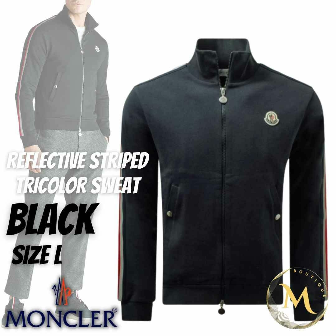 ☆新品未使用・本物保証☆MONCLER トラックジャケット ジャージ L 黒色