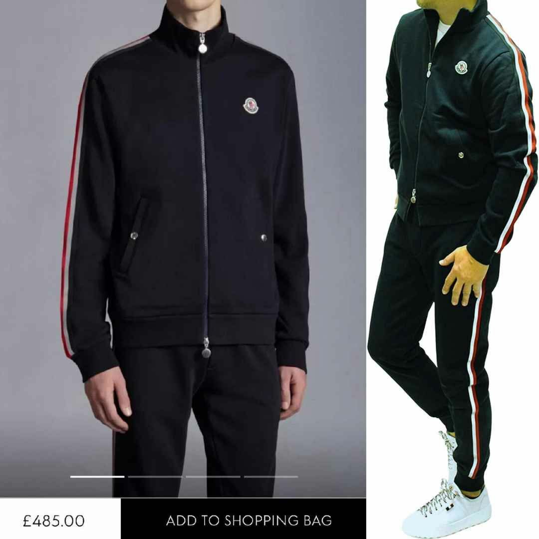 ☆新品未使用・本物保証☆MONCLER トラックジャケット ジャージ L 黒色