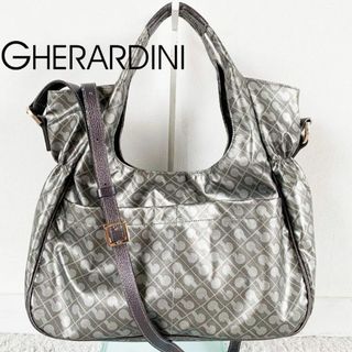 ゲラルディーニ(GHERARDINI)のゲラルディーニ　2way ショルダー　バッグ　ソフティ　A4収納可　シルバー(トートバッグ)