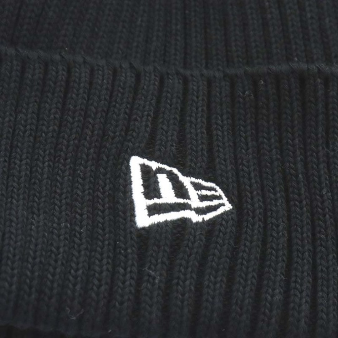 SNIDEL(スナイデル)のスナイデル × ニューエラ 23SS コラボニットキャップ ニット帽 帽子 黒 レディースの帽子(その他)の商品写真