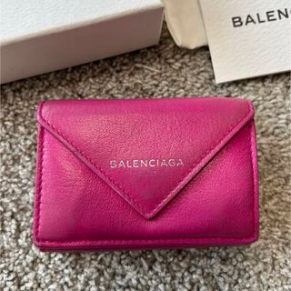 バレンシアガ(Balenciaga)の【値下げ中】バレンシアガ 三つ折り財布 ピンク(財布)