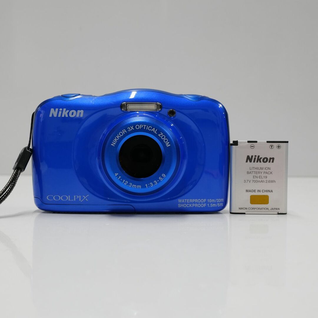 Nikon - Nikon COOLPIX S33 USED超美品 防水 耐衝撃 デジタルカメラ