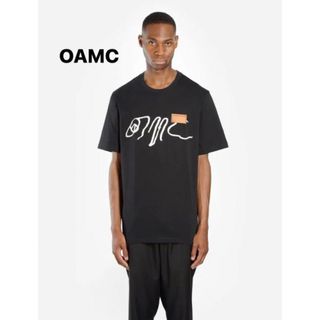 オーエーエムシー(OAMC)のOAMC Logo Spray Tシャツ ロゴスプレー ブラック M(Tシャツ/カットソー(半袖/袖なし))