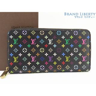 ルイヴィトン(LOUIS VUITTON)の超美品ルイヴィトンモノグラムマルチカラージッピーウォレットラウンドファス(財布)